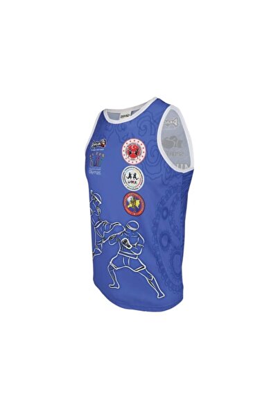 Dragon Giftoom Spor- Federasyon Logolu Dijital Baskılı Muay Thai Atlet Muaythai