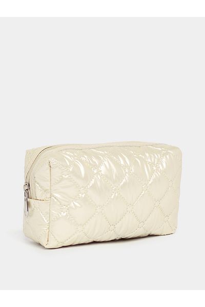 Styli Quilted Wash Bag with Zip Closure