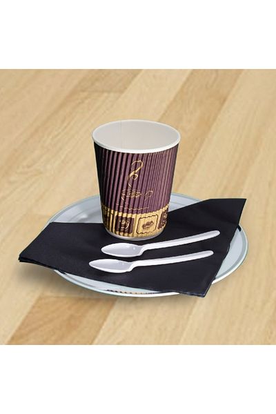 Falcon Disposable Plastic Tea Spoon - Set of 50