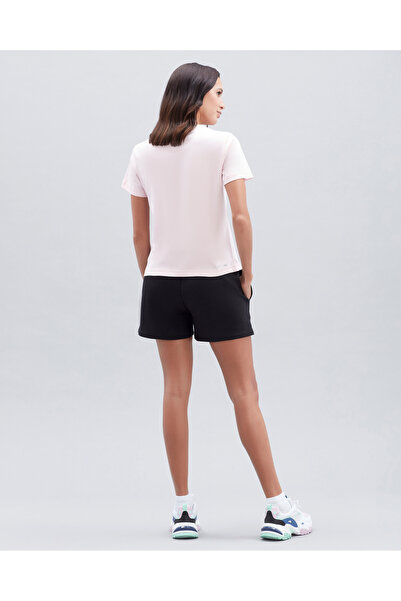 SKECHERS Γυναικείο μπλουζάκι με γραφικό σχέδιο με μεγάλο λογότυπο, ροζ μπλουζάκι S221508-611