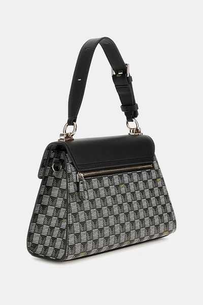 Guess G Wave Top Handle Fl női fekete kézitáska Hwjt9344200-blo