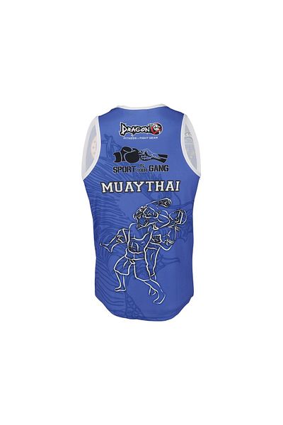 Dragon Giftoom Muay Thai Singlet cu sigla Federației - Imprimat digital