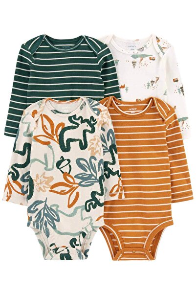 Carter's Baby Boy Long Sleeve 4-Piece Body Set