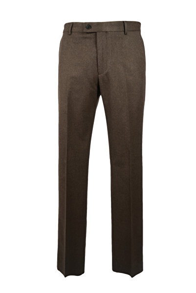 Cengiz İnler Cengiz Inler Flanel Pamuklu Regular Fit Erkek Kumaş Pantolon