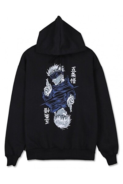 LELVANİ Jujutsu Kaisen Anime Printed Sweatshirt Hoodie