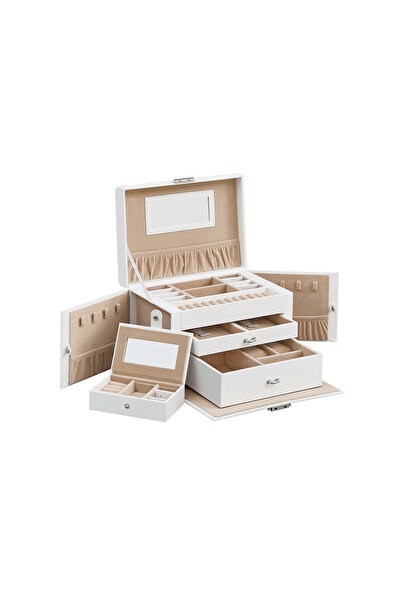 SONGMICS Mücevher Kutusu,JBC121W