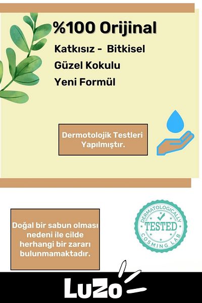 LuZo Premium Series 100% Natural Organic Facial Hair Body Skin Balancing Beautifully Scented Calendula Soap 10 Pieces