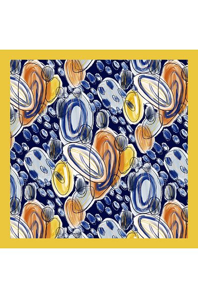 nehir eşarp Pebble Pattern Scarf Bandana 50X50 cm