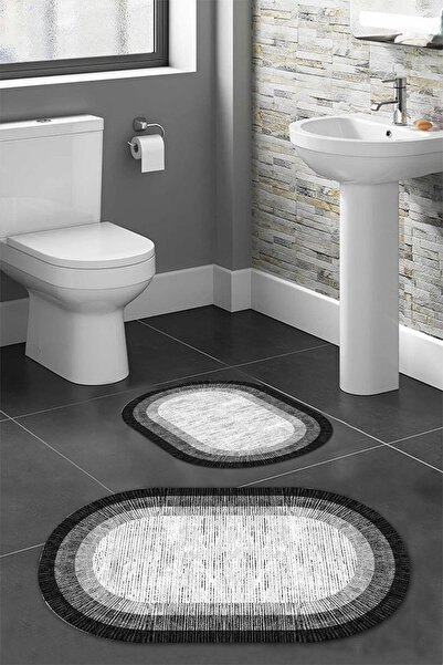 LTS HOME ΣΕΤ ΧΑλιά ΜΠΑΝΙΟΥ ΜΕ ΣΤΡΑΓΓΙΣΤΙΚΟ ΣΧΕΔΙΟ ΓΚΡΙ ΜΑΥΡΟ ΛΕΥΚΟ ΜΕ ΣΦΑΓΙΔΙΟ ΑΔΡΑΝΟΠΟΙΗΤΟ ΝΕΡΟ