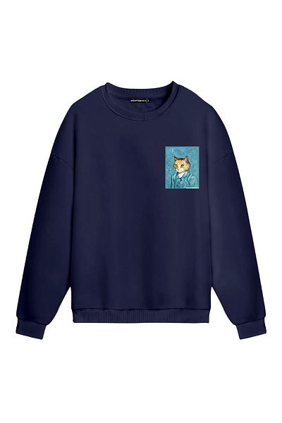 Mounte Bianca Unisex Signor Blu - Κανονικό φούτερ