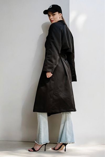 NUDEQUEEN Thick Winter Oversize Trencoat Kgttr4500