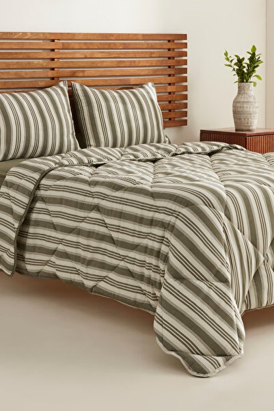 Karaca Home Sarah Anderson Barlet Double Comfort Set Striped Green