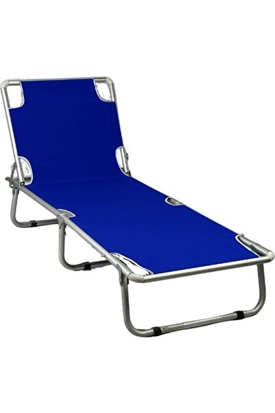 Güzelkan Katlanır Alüminyum Şezlong Kademeli Kamp Yatağı