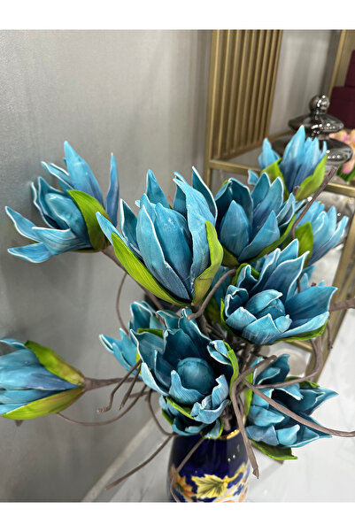 Erden Home Design YASAM CICEGI MAVI ÇİÇEK YAPAY