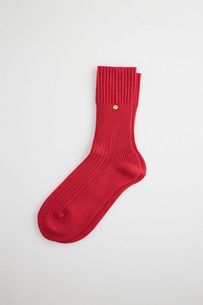 Katia&Bony Red Premium Studded Knitwear Socks