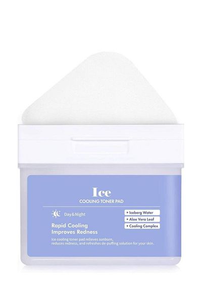 Dermal Ice Cooling Moisturizing Toner Pad for All Skin Types 120 Pieces