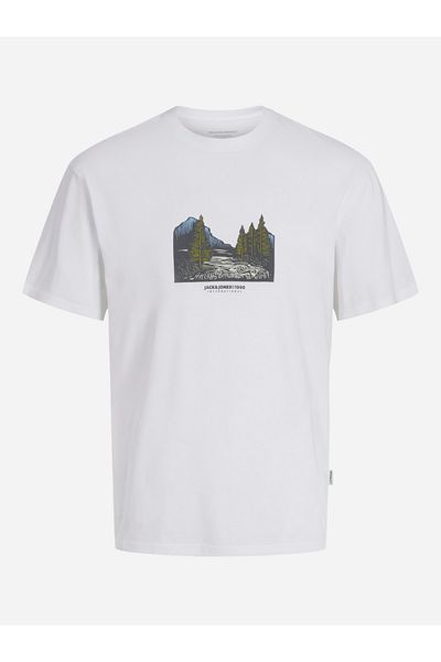 Jack & Jones Graphic Print Crew Neck T-Shirt