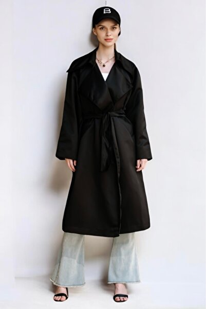 NUDEQUEEN Thick Winter Oversize Trencoat Kgttr4500