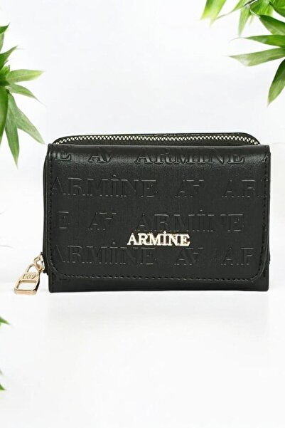 Armine Γυναικείο πορτοφόλι C11 Μαύρο εμπριμέ
