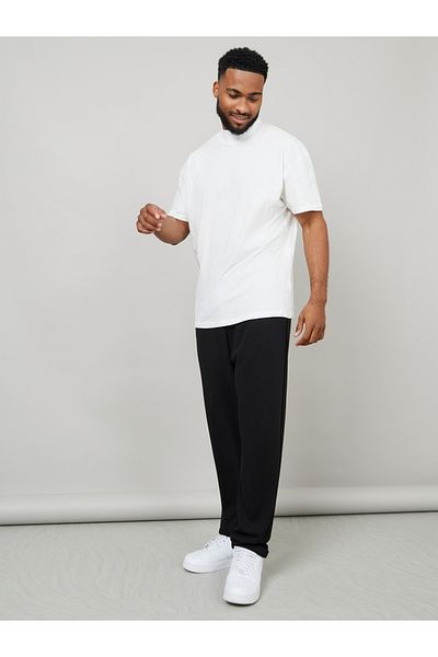 Styli Mock Neck Oversize T Shirt