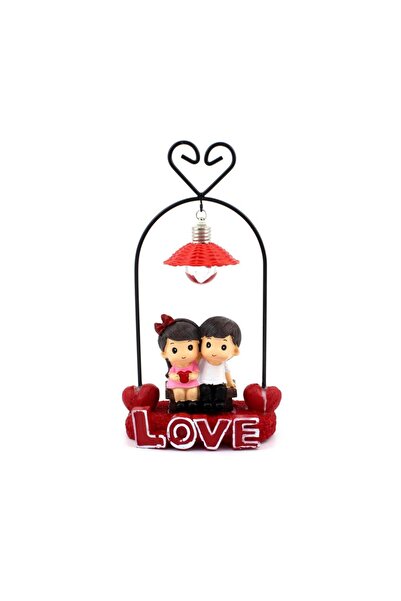 Lizpo Decor Sokak Lambası Altında Sevimli Aşık Biblosu Sevgililer Günü Hediye...