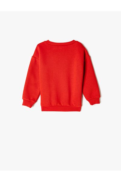 Koton Snoopy Printed Long Sleeve Sweatshirt - Licensed, Crew Neck