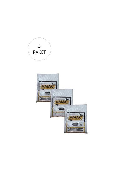 MBB ETİCARET Medium Size 27x47 Cm Transparent Rustle Athlete Bag - 650 Gr (3 Pack-Takriben 600 Pieces)