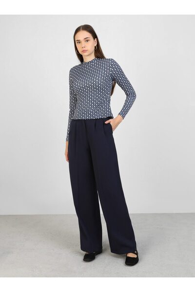 Refka Refka Blue Patterned Blouse / Shirt