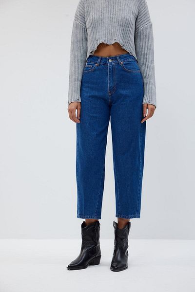 Tuba Butik Pantaloni de damă cu talie înaltă Balloon Jean