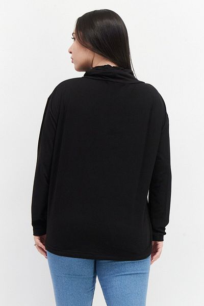 French Connection Women Turtle Neck Long Sleeve Solid Sweater, Black