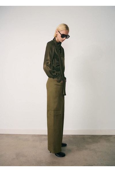 MANGO Woman Cargo Pants with Belt