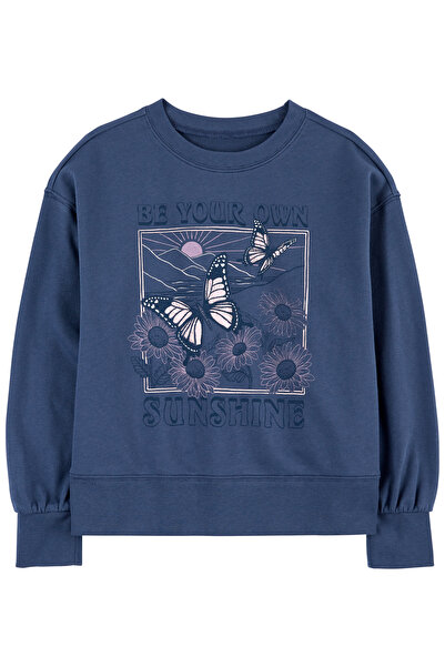 Carter's Kız Çocuk Tshirt Mavi