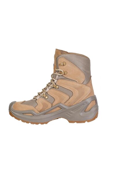 Scooter Μπεζ Δερμάτινες Τακτικές Αδιάβροχες Ανδρικές Μπότες P3100NBJ
