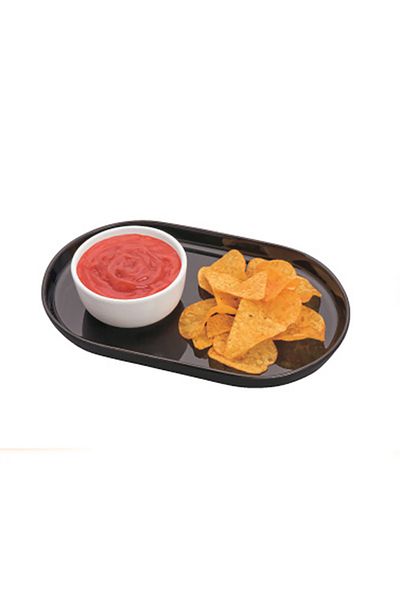 Lucena Oval Plate with Bowl and Sauce Bowl