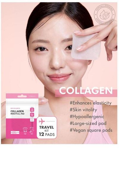 Dermal 12 Moisturizing Collagen Moistfull Pad for All Skin Types