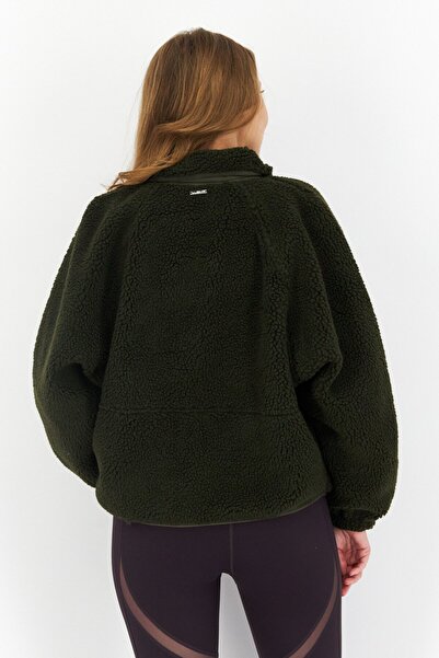 Andrew Marc Women Sportswear Fit Faux Fur Outdoor Jacket, Olive