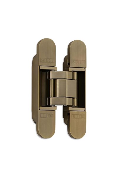 SOHO 3 Yönlü Ayarlı Gizli Menteşe Sh 3d 160 80 Kg Antik Bronz