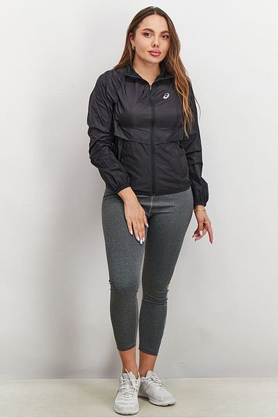 Asics Women Sportswear Fit Long Sleeve Brand Logo Running Jacket, Black