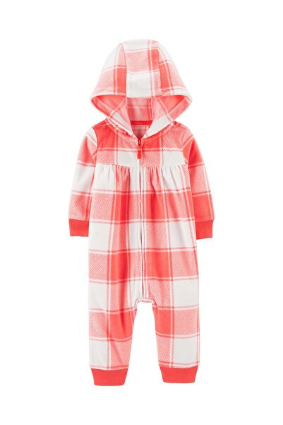 Carter's بذلة طفلة مقنعين الوردي