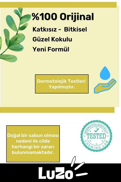 LuZo صابون الليمون العطري العضوي الطبيعي 100% من سلسلة Premium لموازنة شعر الوجه والجسم 10 قطع