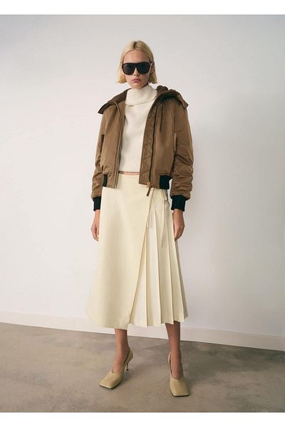MANGO Woman Bomberjacke mit Fellinnenseite