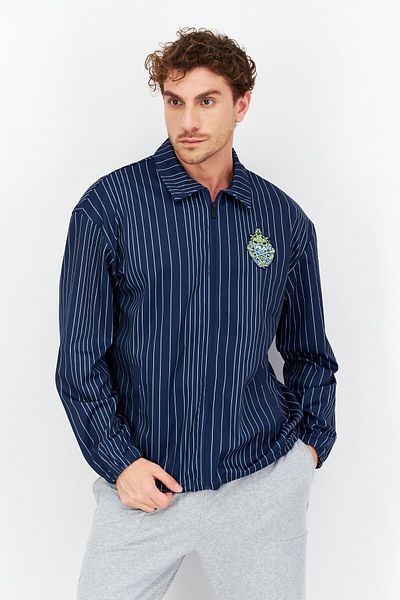Fila Men Sportswear Fit Training Jacket, Navy Combo