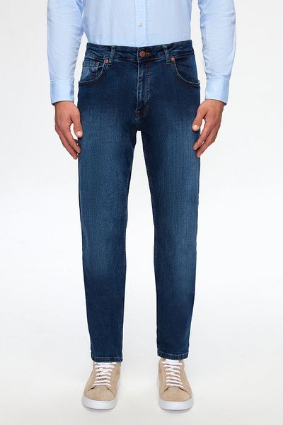 D'S Damat Slim Fit Navy Blue τζιν παντελόνι
