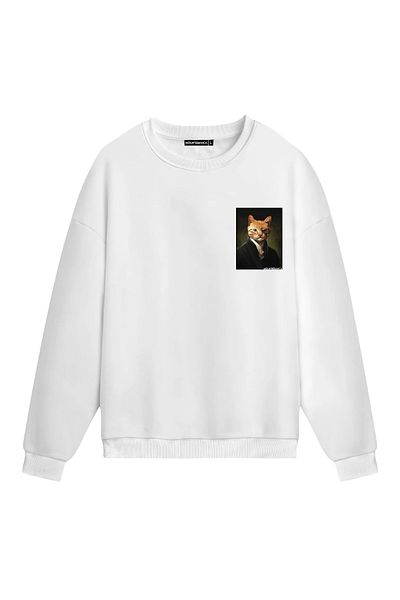 Mounte Bianca Unisex Signor Gatto - Κανονικό φούτερ