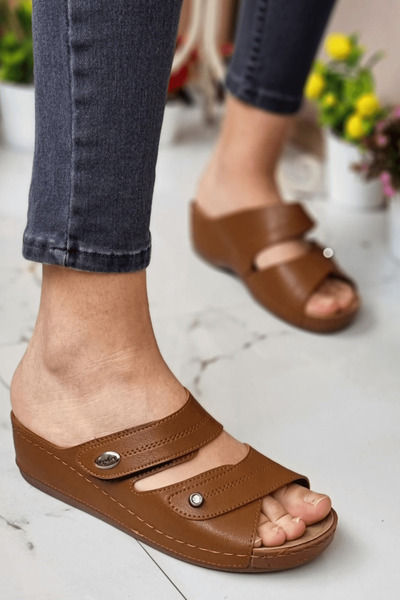 Neon Shoes Depi Women's Orthopedic Soft Sole Daily Slippers Stylish Rhinestoned Guest Young Mother Outdoor & Home Slippers