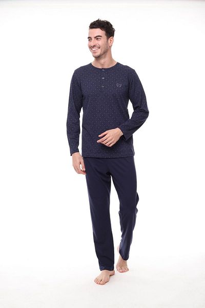 Pijadore Ανδρική μακρυμάνικη πιτζάμες 1410 Plus Size