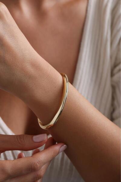 Tufanlar Kuyumculuk 14 Ayar Altın Sade Kelepçe