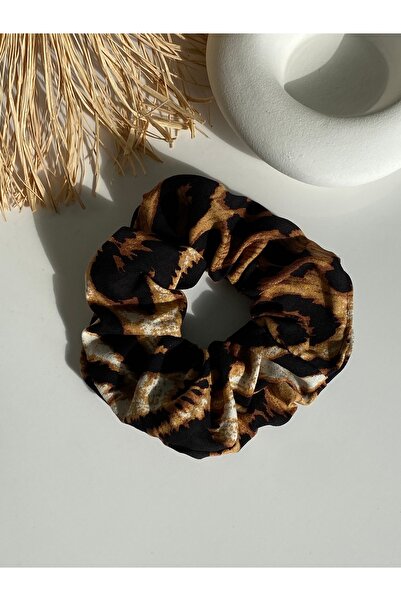 TwinsSis Store Leopar Desenli Simit Lastik Toka