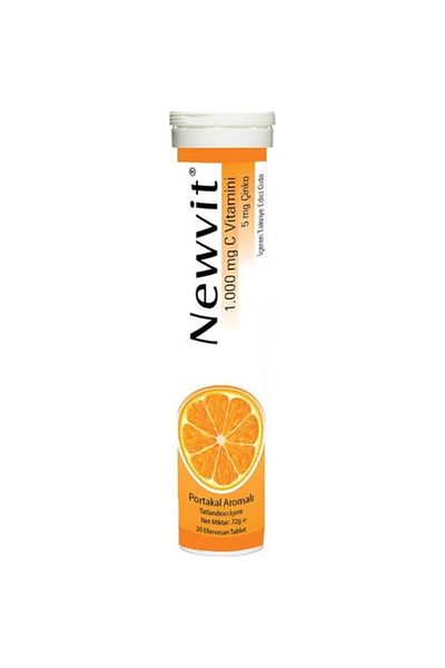 Newvit Effervescent Vitamin C - 20 Tablets