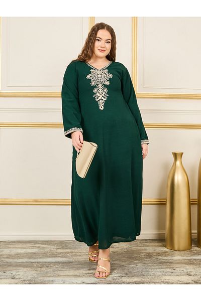 Maxim Creation By Styli Plus Handwork Thread Embroidered Jalabiya